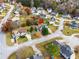 Aerial view showcases home among a neighborhood of similar homes at 3775 Reston Ln, Decatur, GA 30034