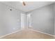 Bedroom with neutral carpet and gray walls leading to another room at 3775 Reston Ln, Decatur, GA 30034