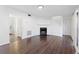 Living room featuring a fireplace, hardwood floors, and natural light at 3775 Reston Ln, Decatur, GA 30034