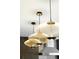 Modern kitchen lighting at 9950 Farmbrook Ln, Johns Creek, GA 30022