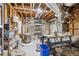 Unfinished basement area offering potential for customization and extra storage at 11660 Crabapple Rd, Roswell, GA 30075