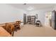 Spacious bonus room with built-in desk and extra storage at 11660 Crabapple Rd, Roswell, GA 30075