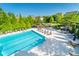Resort-style pool with lounge chairs and lush landscaping providing a relaxing retreat at 155 Marlow Dr, Woodstock, GA 30188