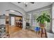 Bright sunroom with large windows offering great views and access to other rooms at 529 Wintergreen Way, Canton, GA 30115
