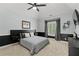 Well-lit bedroom with a modern design, complemented by neutral tones and ample space at 146 Cedar Woods Trl, Canton, GA 30114