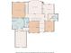 Second-story floor plan with a luxurious primary bedroom suite and multiple walk-in closets at 146 Cedar Woods Trl, Canton, GA 30114