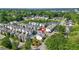 Aerial view of the community, showcasing a desirable neighborhood layout and lush landscaping at 1436 Belmont Ave, Smyrna, GA 30080