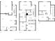 Detailed floor plan showcasing the layout of all three floors, including the kitchen, bedrooms, and Gathering areas at 1436 Belmont Ave, Smyrna, GA 30080