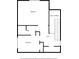 Third floor layout, with bedrooms and bath at 1436 Belmont Ave, Smyrna, GA 30080