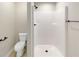 This bathroom includes a walk-in shower with modern fixtures and a nearby toilet at 6001 Oak Bend Ct, Riverdale, GA 30296