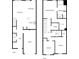Detailed floor plan showcases layout of kitchen, living area, bedrooms, and bathrooms at 6001 Oak Bend Ct, Riverdale, GA 30296
