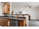 Features stainless steel dishwasher and faucet, seamlessly blending style and function at 2625 Cedar Dr, Lawrenceville, GA 30043