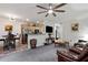 Open-concept living space that merges the dining area, kitchen, and living room at 2625 Cedar Dr, Lawrenceville, GA 30043