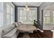 Cozy kitchen nook with banquette seating, perfect for casual dining at 301 10Th Ne St # 12, Atlanta, GA 30309