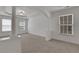 Spacious bonus room with columns and lots of natural light streaming in from multiple windows at 3208 Juniper Nw Dr, Kennesaw, GA 30144