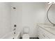 Well-lit bathroom with a shower-tub combination, modern fixtures, and a sleek vanity at 2335 Mason Dr # D27, Atlanta, GA 30316