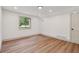 Bedroom is spacious with hardwood floors and neutral wall colors at 2934 Wendover St, Marietta, GA 30062