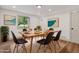 Dining room is staged with decorations and lots of room for entertaining at 2934 Wendover St, Marietta, GA 30062