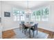 Bright dining room featuring a wood table, rug, and multiple windows letting in natural light at 686 Amsterdam Ne Ave, Atlanta, GA 30306