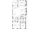 Second floor plan featuring a kitchen, breakfast nook, living room, dining area and foyer at 686 Amsterdam Ne Ave, Atlanta, GA 30306