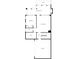 Detailed floor plan showing the layout of the basement, with a bedroom, Gathering room, and garage at 686 Amsterdam Ne Ave, Atlanta, GA 30306