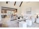 Open-concept living room and kitchen area with stylish furniture and decor at 50 Maple St, Roswell, GA 30075