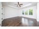 Spacious bedroom with hardwood floors, trey ceiling and large windows at 915 Katie Kerr Drive, Decatur, GA 30030