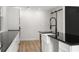 Kitchen with modern appliances, a kitchen island, and sleek countertop at 2824 Tupelo Se St, Atlanta, GA 30317