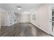 The living room features hardwood floors and built-in shelving at 440 Ohern Ct, Stone Mountain, GA 30088