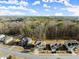 Scenic aerial view of the homes with well-manicured lawns and quiet, tree-lined streets at 485 St Annes Pl, Covington, GA 30016