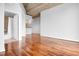 Spacious room boasts hardwood floors, access to an open bathroom and kitchen, and exposed concrete ceilings at 860 Peachtree Ne St # 909, Atlanta, GA 30308