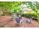 Cozy backyard firepit area with seating, ideal for outdoor gatherings and relaxing at 3125 Flatbottom Dr, Dacula, GA 30019