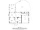 Detailed floor plan showcasing the layout of the first floor of a 3348 sq ft home at 4627 Angelo Ne Dr, Atlanta, GA 30319