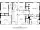 Detailed floor plan showcasing the layout of the second floor of a 3348 sq ft home at 4627 Angelo Ne Dr, Atlanta, GA 30319
