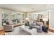 Open living room with French doors leading to an outdoor space at 4627 Angelo Ne Dr, Atlanta, GA 30319