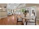 Sunroom with skylights, large windows, a dining table, and great natural light at 97 Peachtree Hills Ne Ave, Atlanta, GA 30305