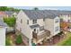 Exterior view of the home featuring a wooden deck, siding, and backyard at 6080 Indian Wood Se Cir, Mableton, GA 30126