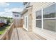 Back deck offering a spacious outdoor seating area with views of the yard and neighborhood at 6080 Indian Wood Se Cir, Mableton, GA 30126