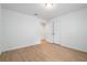 Bedroom features hardwood floors and a large closet at 70 Old Ivy Ne Rd # 29, Atlanta, GA 30342