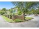 Beautiful street corner with manicured landscaping and brick entrance at 70 Old Ivy Ne Rd # 29, Atlanta, GA 30342