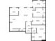 Layout of the home with sizes listed, showcasing the room locations at 9889 Between The Grns, Villa Rica, GA 30180