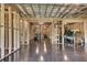 Spacious unfinished basement with framed walls, smooth concrete floors, and exposed ceiling at 208 Idylwilde Way, Canton, GA 30115