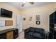 Bedroom featuring plenty of space with a desk, chair, and closet at 25 Skylar Dr, Covington, GA 30016