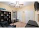 Bedroom featuring plenty of space with a desk, chair, and closet at 25 Skylar Dr, Covington, GA 30016