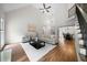 A spacious living room with vaulted ceilings, ample natural light, and an open floor plan at 2701 Gentry Dr, Douglasville, GA 30135