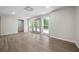 Bright living room boasting wood floors, recessed lights, and large windows at 2701 Gentry Dr, Douglasville, GA 30135
