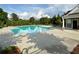 Community pool with a zero entry and handrails for safety at 3785 Newbury Place Dr, Loganville, GA 30052