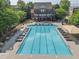 Community pool and lounge area, perfect for relaxation and social gatherings at 506 Tallapoosa Trl, Woodstock, GA 30188