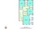 Detailed floor plan showcasing the layout of the upper level with bedrooms, bathrooms, and closets at 506 Tallapoosa Trl, Woodstock, GA 30188