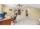 Office with a desk, chair, and ceiling fan at 100 Inspiration Ln, Dallas, GA 30157